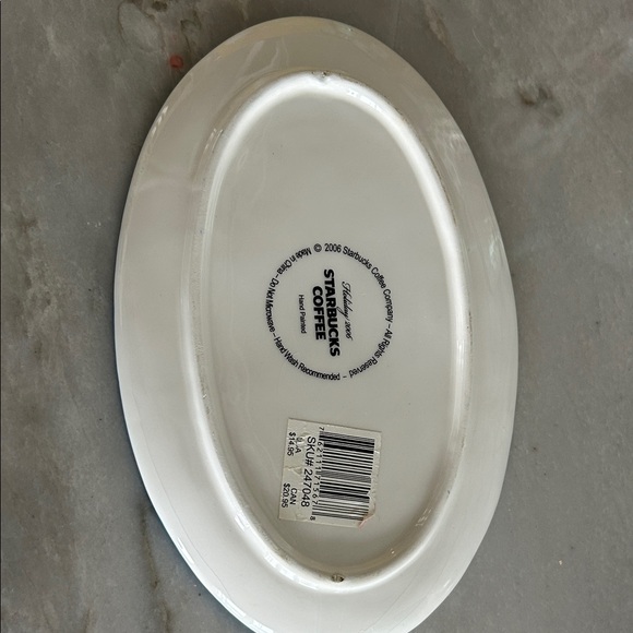 Starbucks  2006 cookies for Santa Snowman Plate and Mug Set - Picture 3 of 3